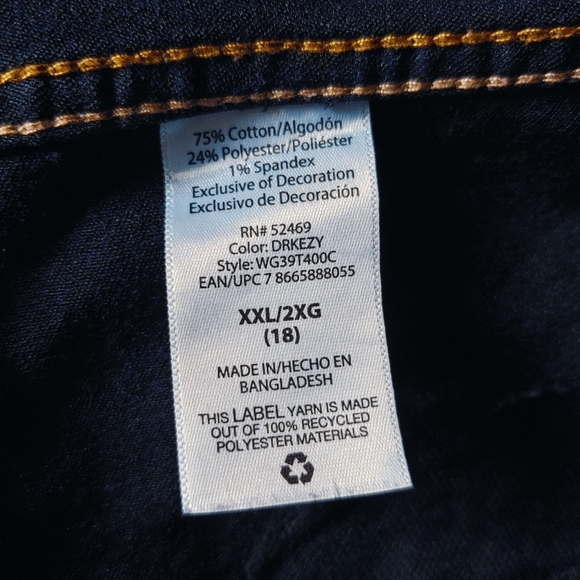 Wonder Nation Girls Embroidery Patch Jean Jacket - Picture 10 of 11